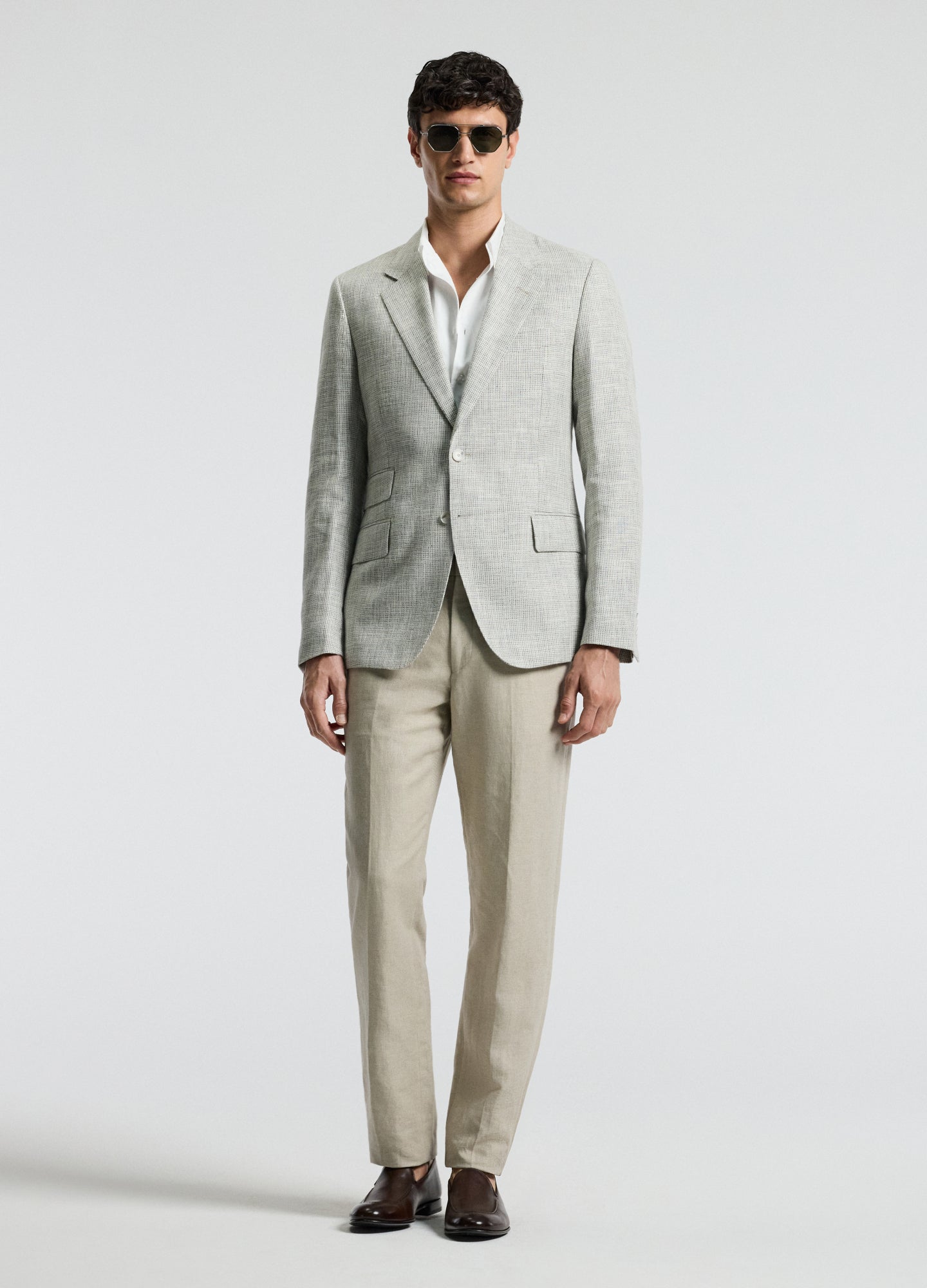 Flecked Blazer Silver