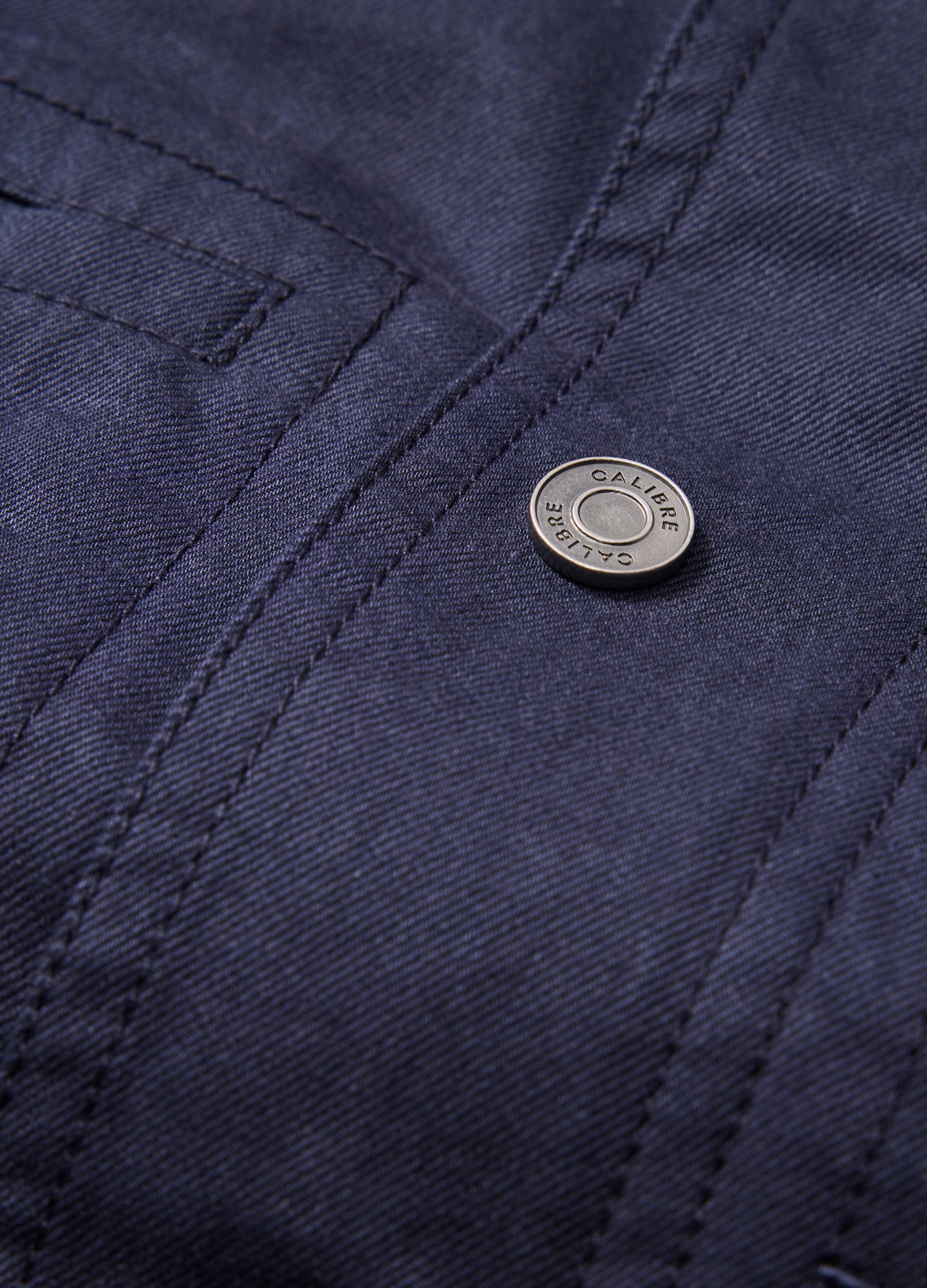 Stand Collar Utility Jacket Navy