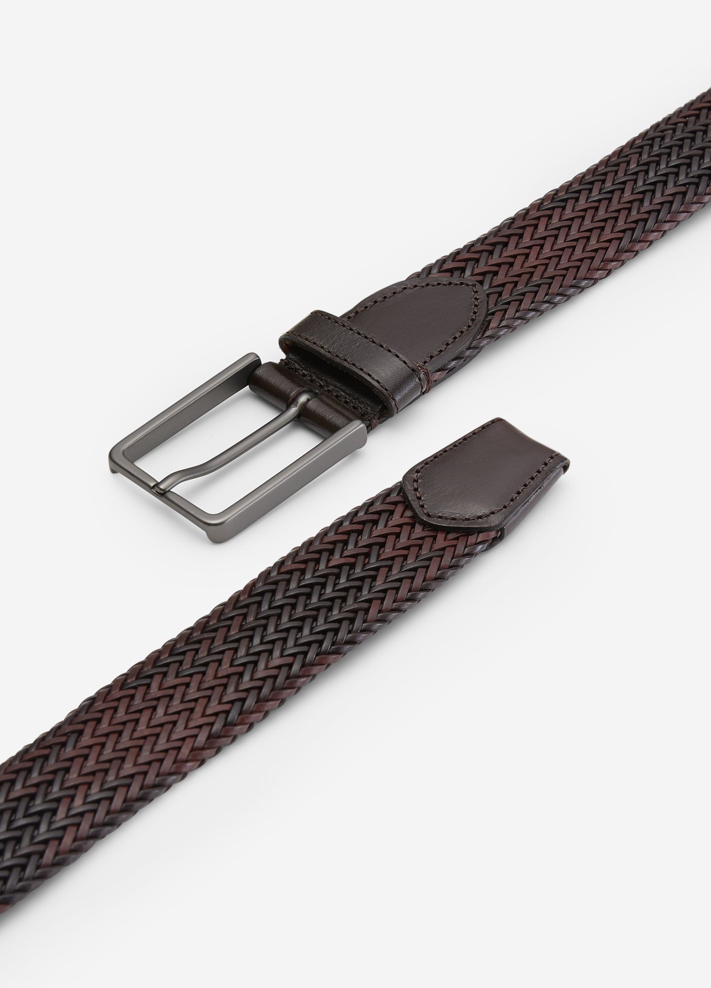 Space Dyed Woven Belt Chocolate