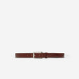 Stitched Leather Belt Tan