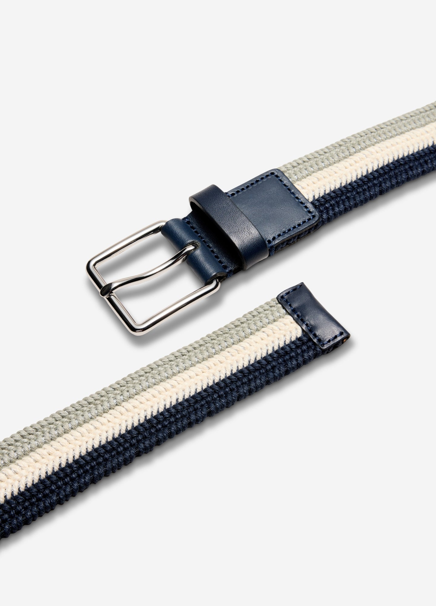 Triple Stripe Elastic Belt Multi