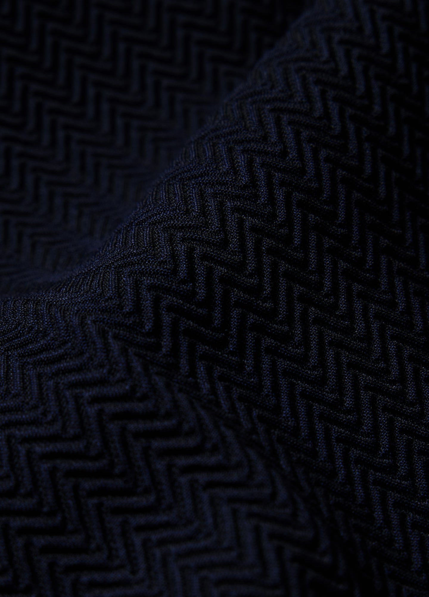 Herringbone Jacquard Pants Navy