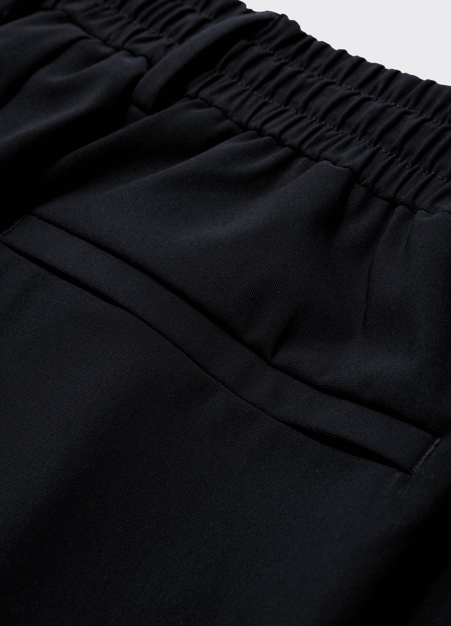 Performance Pintucked Shorts Black