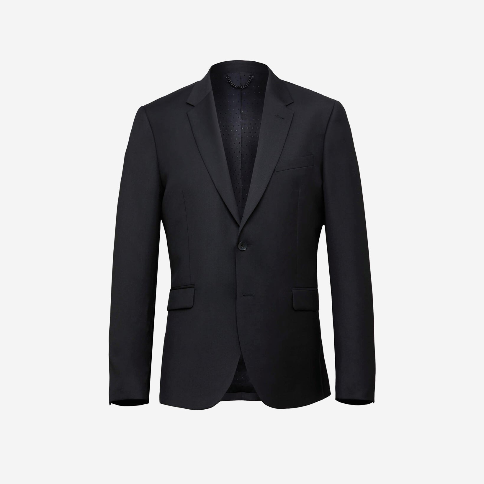 Black wool suit jacket best sale