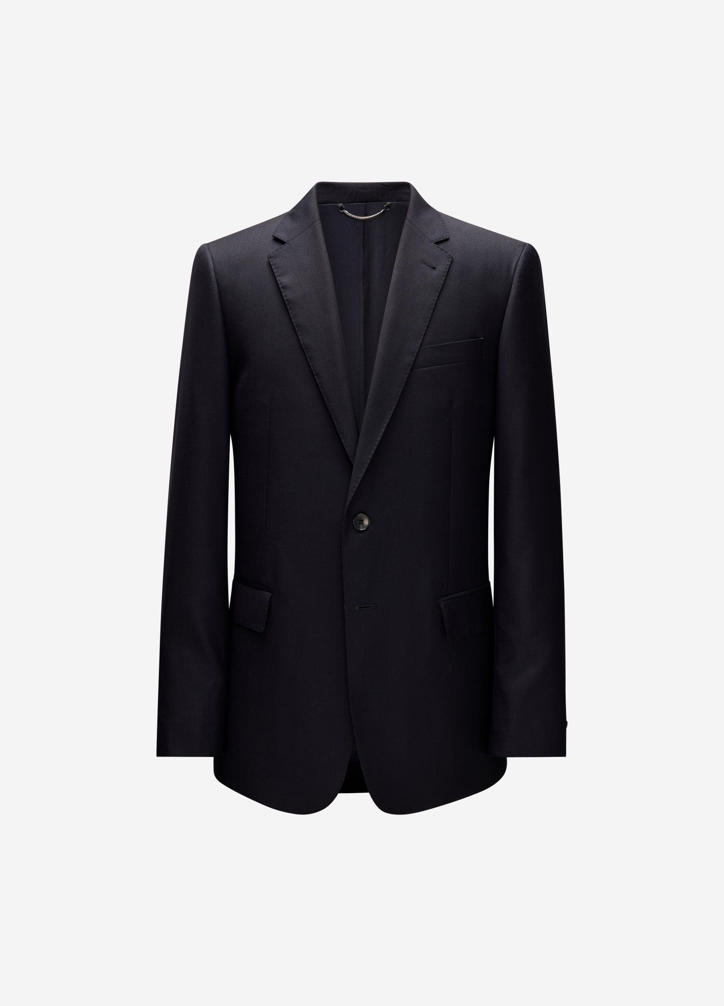 Wool Twill Suit Jacket Navy Dark