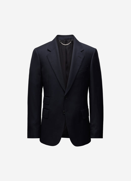 Wool Twill Suit Jacket Navy