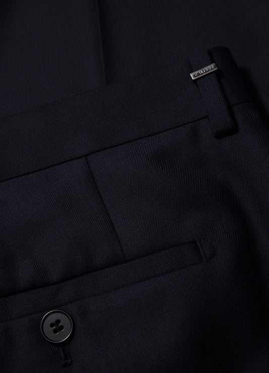 Wool Twill Suit Pants Navy