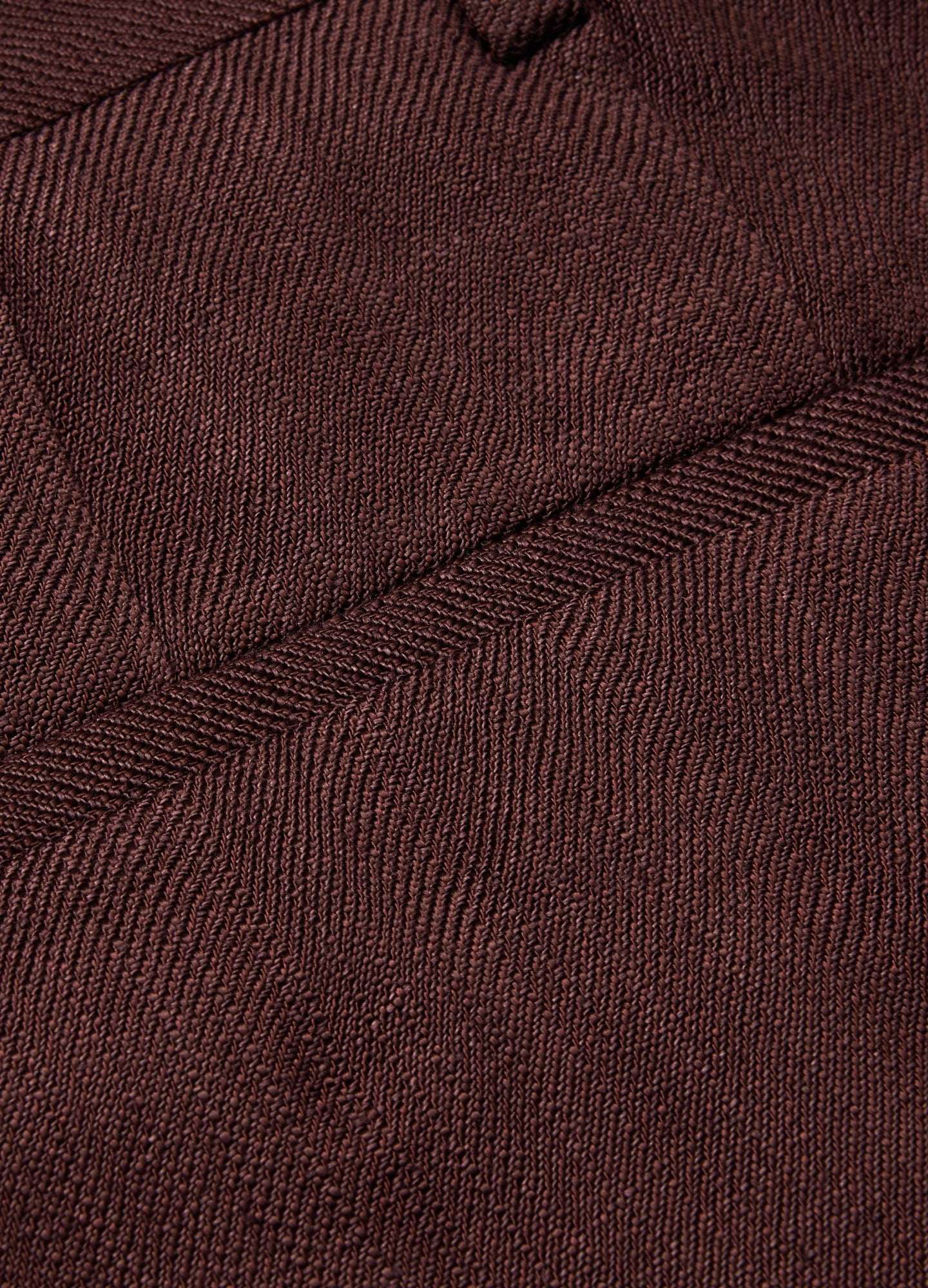 Twill Linen Blend Suit Pants Bourbon