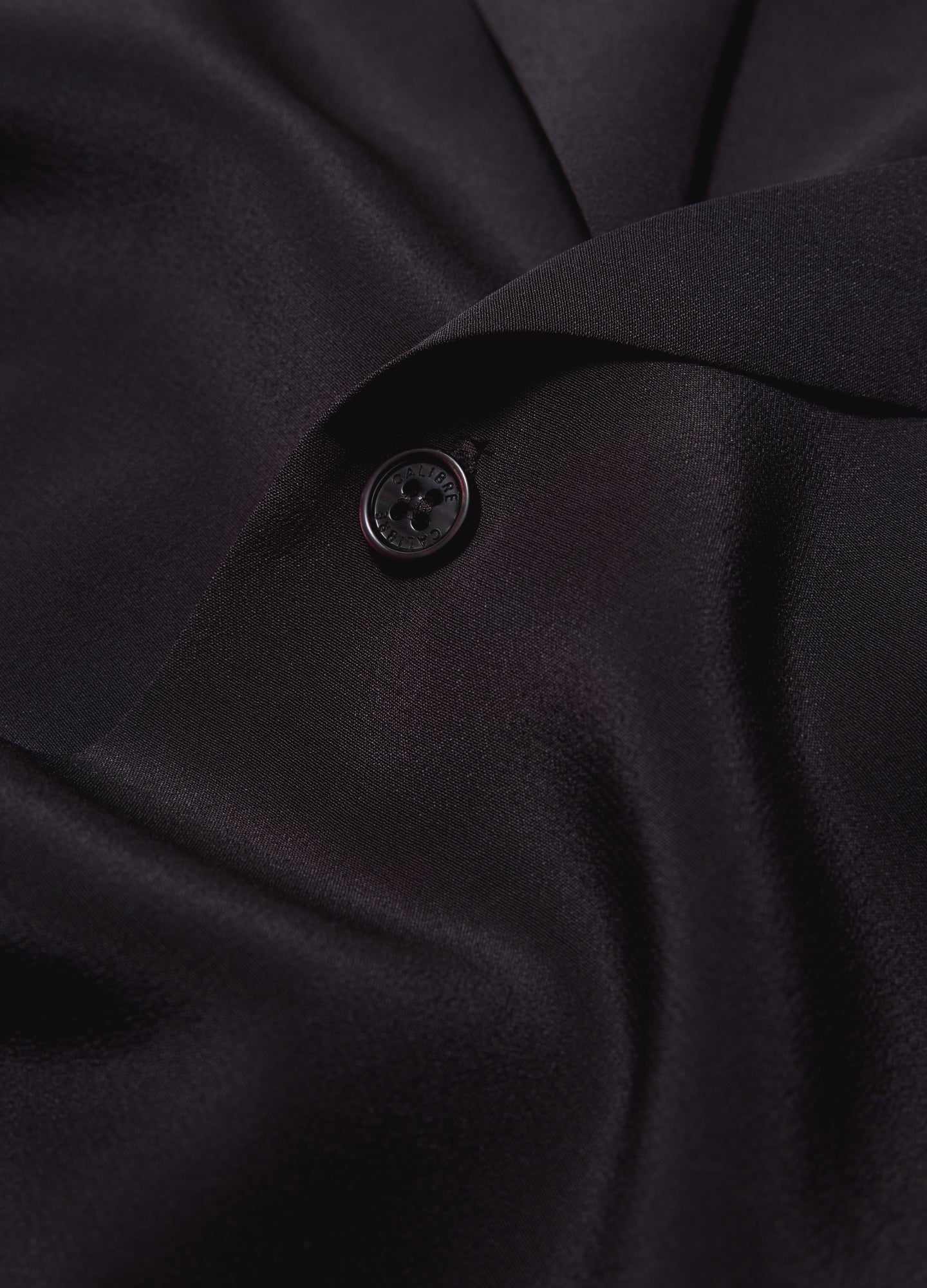 Camp Collar Silk Shirt Currant