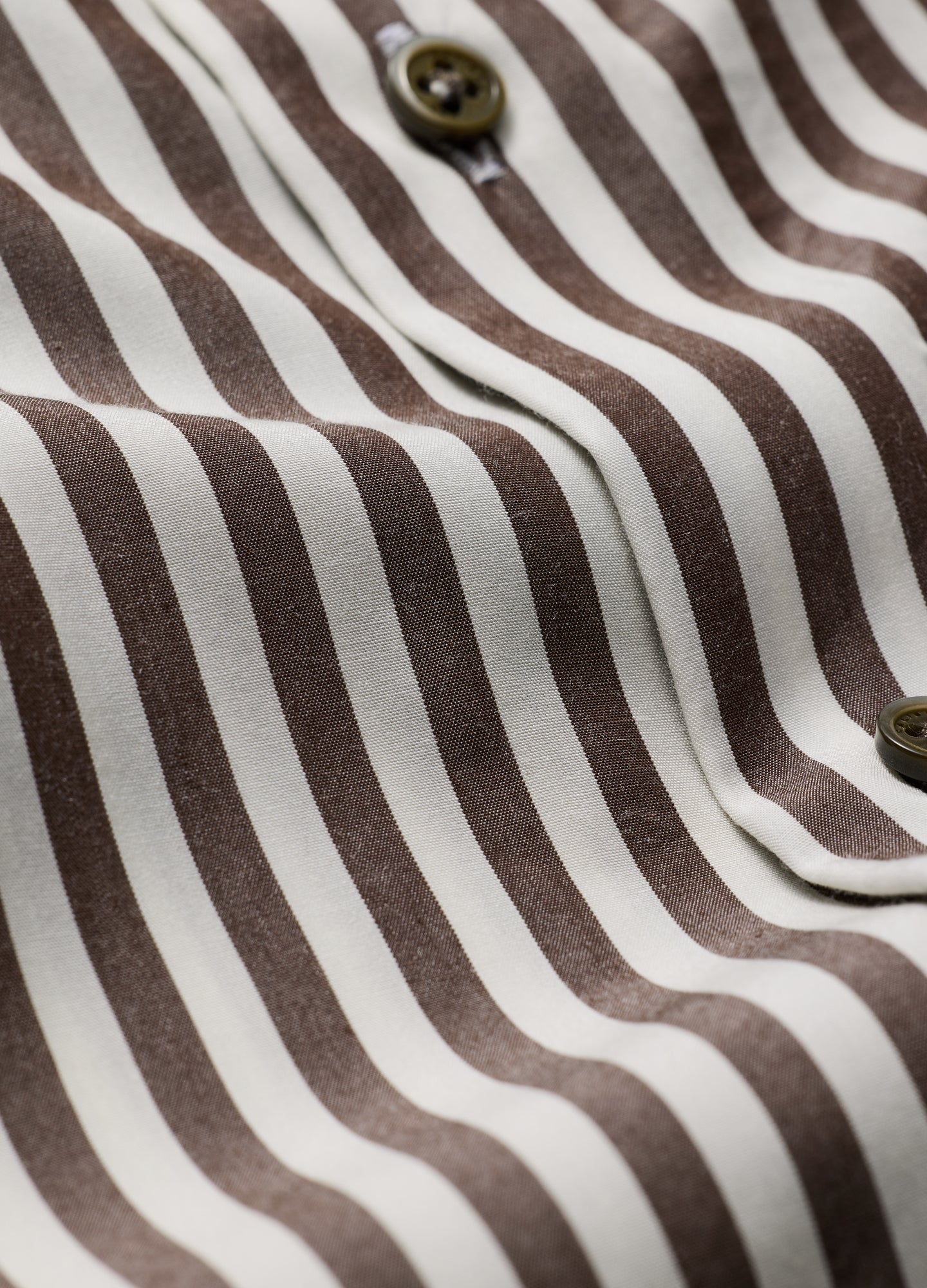 Fluid Stripe Shirt Chocolate