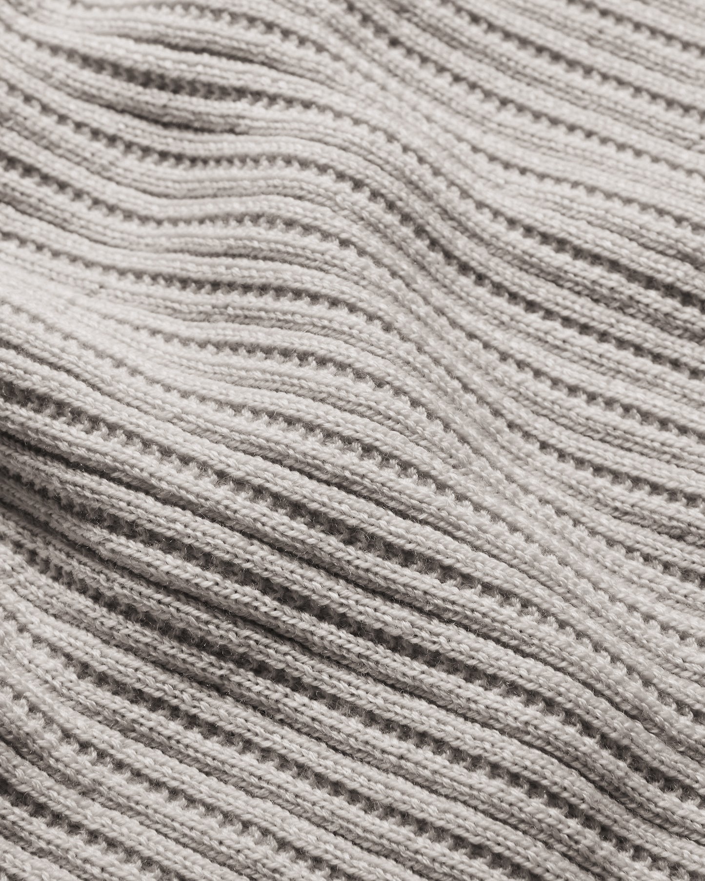 Slim Merino Wool Rib Sweater Salt