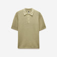 Relaxed Textured Knit Polo Pistachio