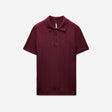 Triangle Knit Polo Wine