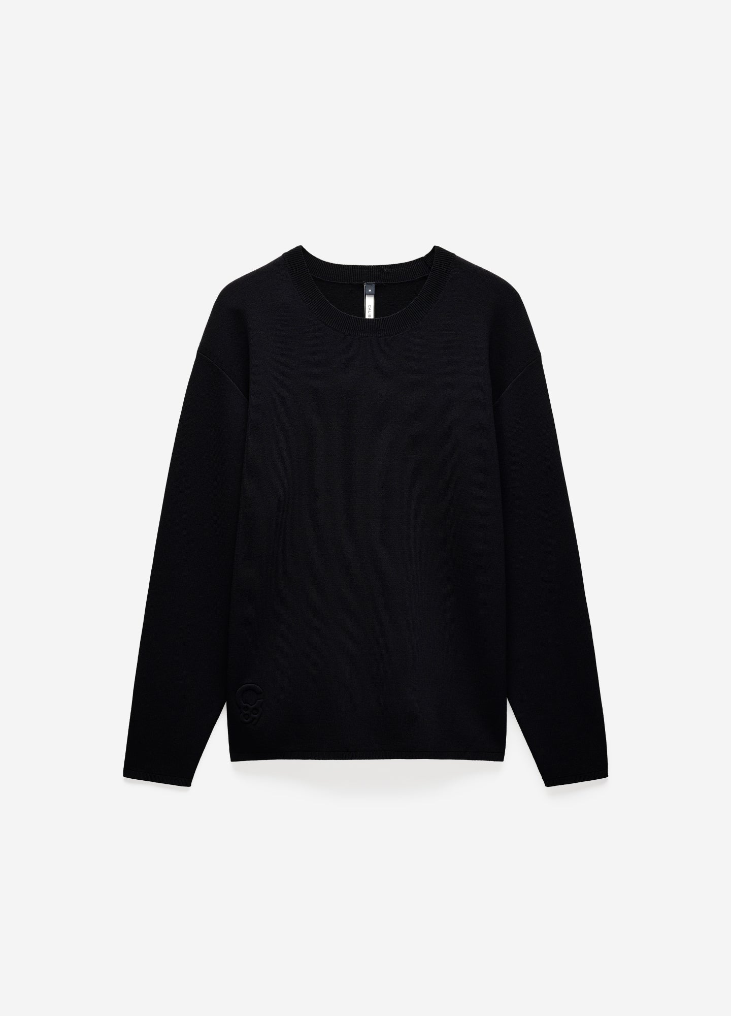 Relaxed Crew Neck Sweater Black