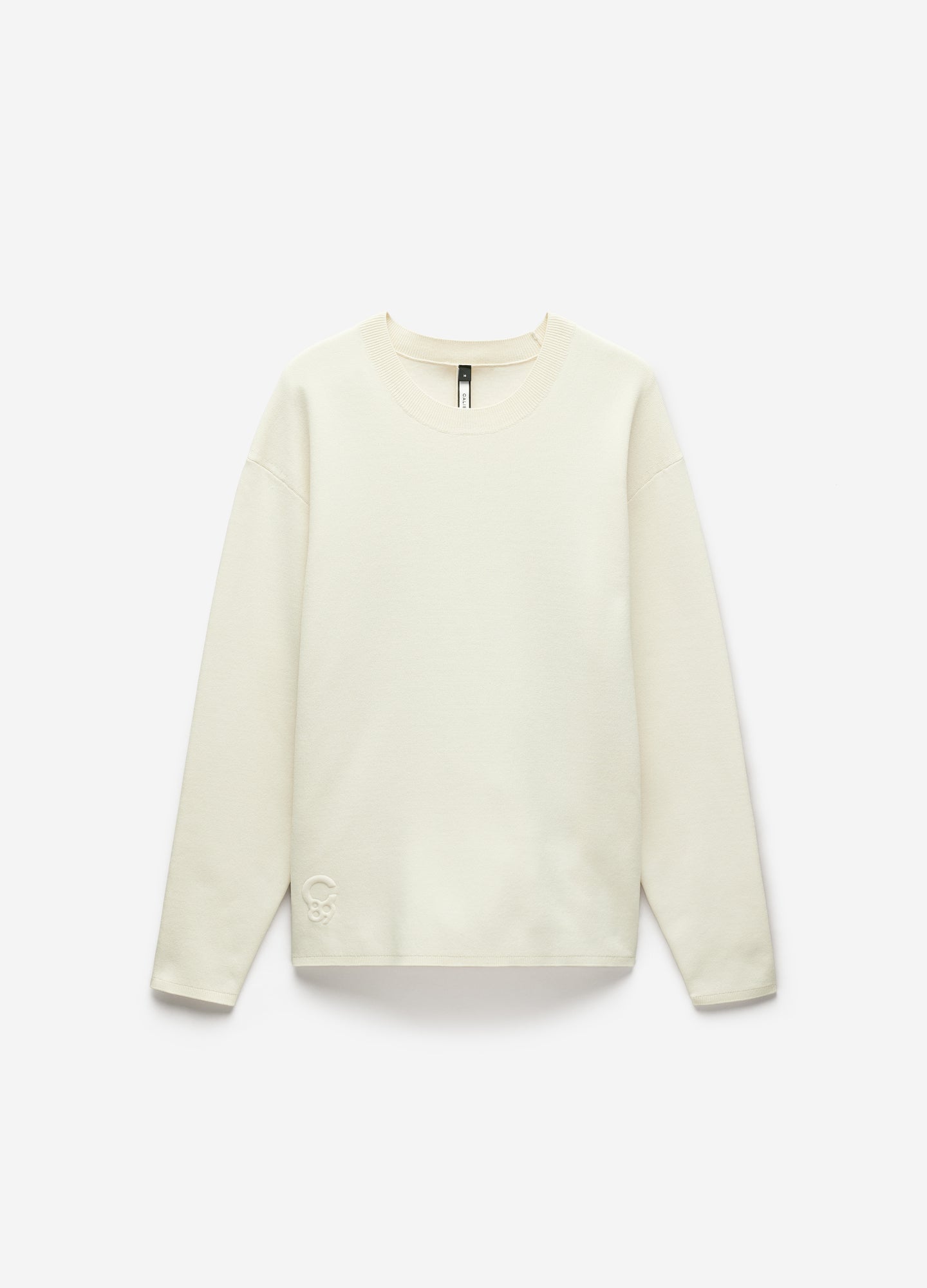 Relaxed Crew Neck Sweater Bone