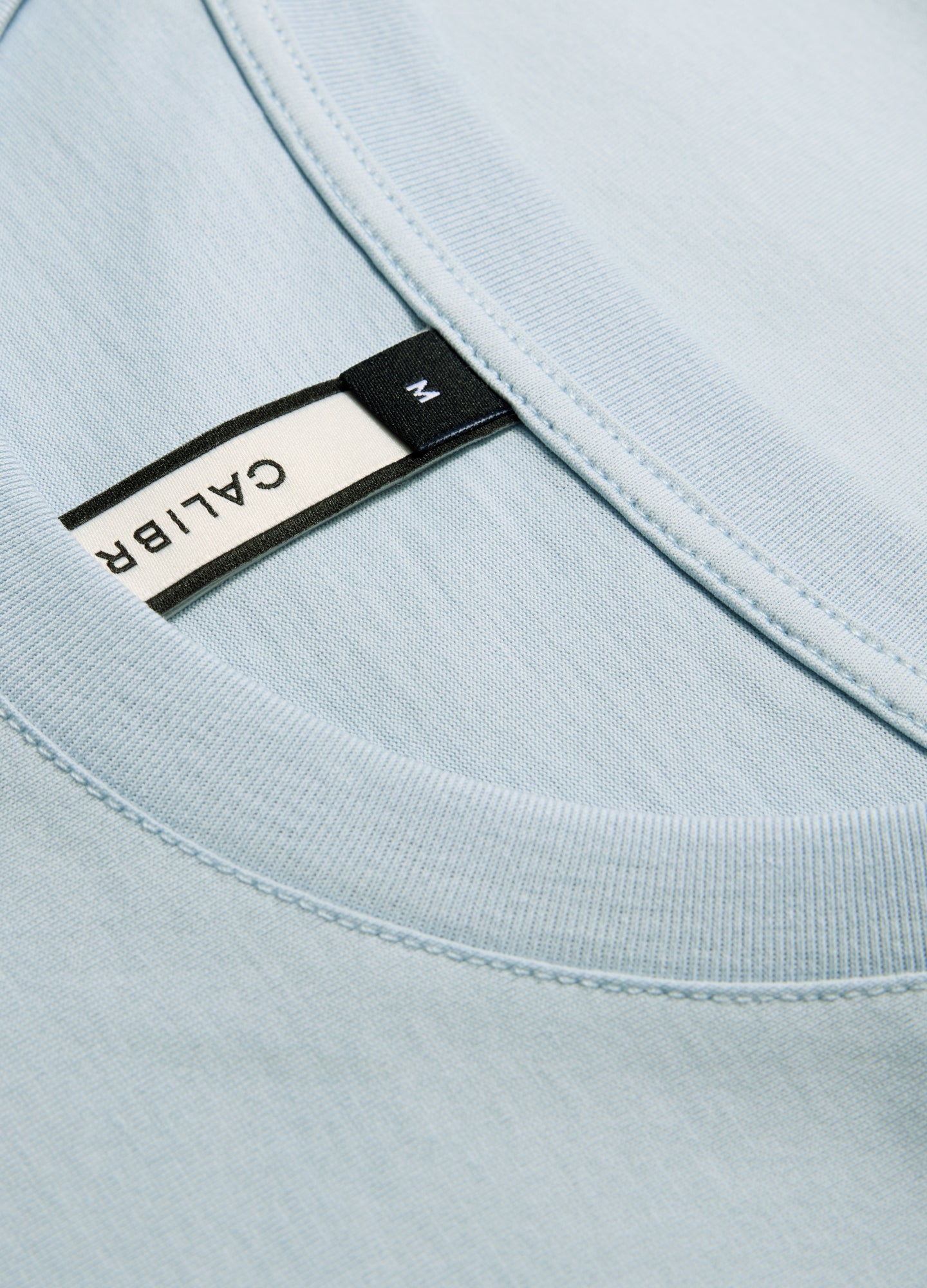 Mercerised Crew T-shirt Pale Blue