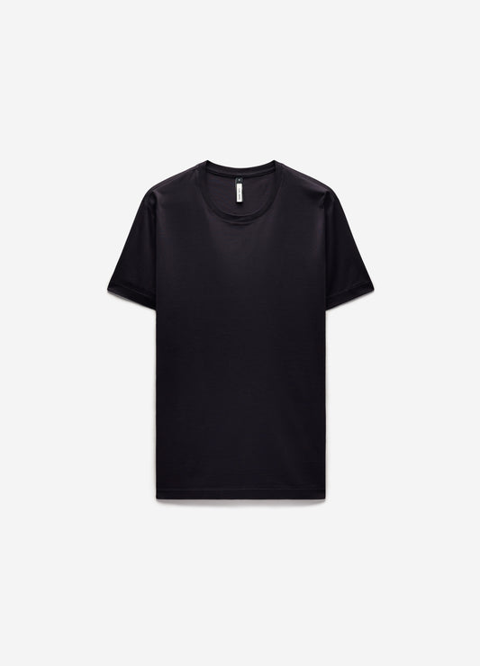 Mercerised Crew T-shirt Currant