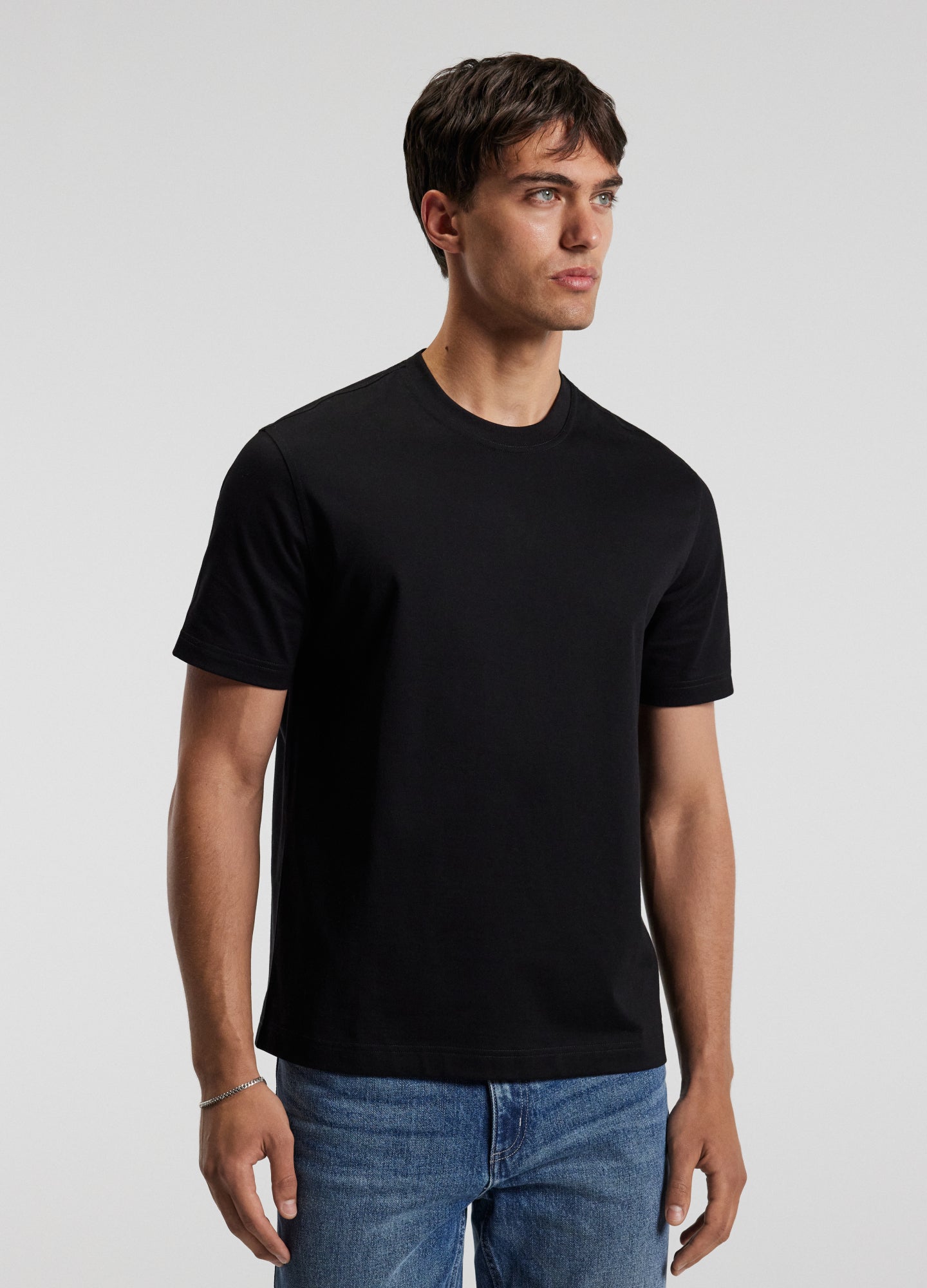 Relaxed Crew T-Shirt Black