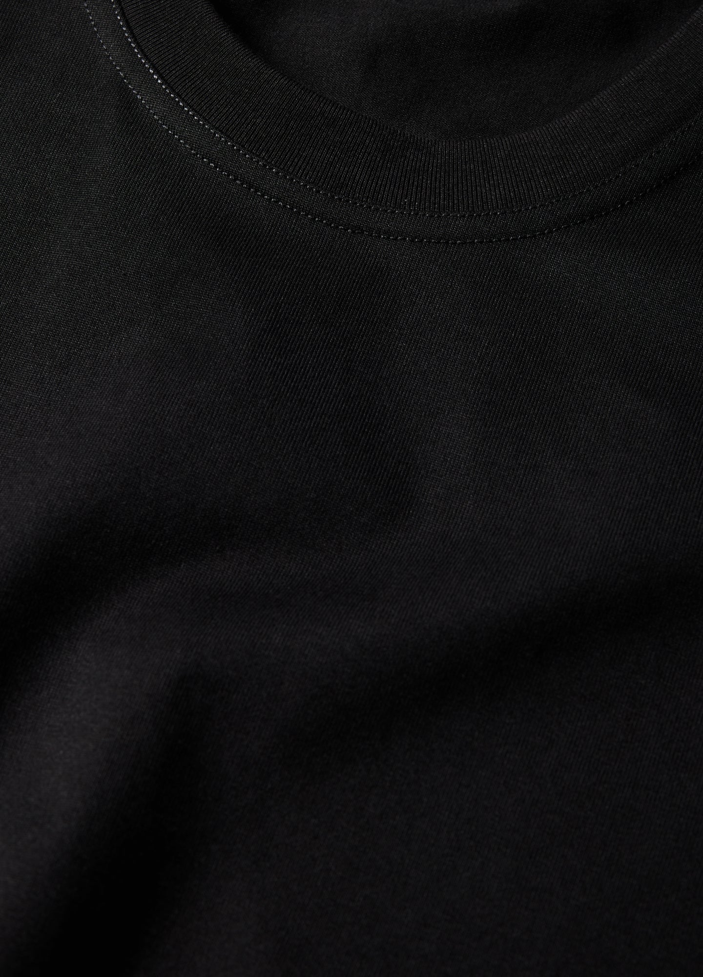 Relaxed Crew T-Shirt Black