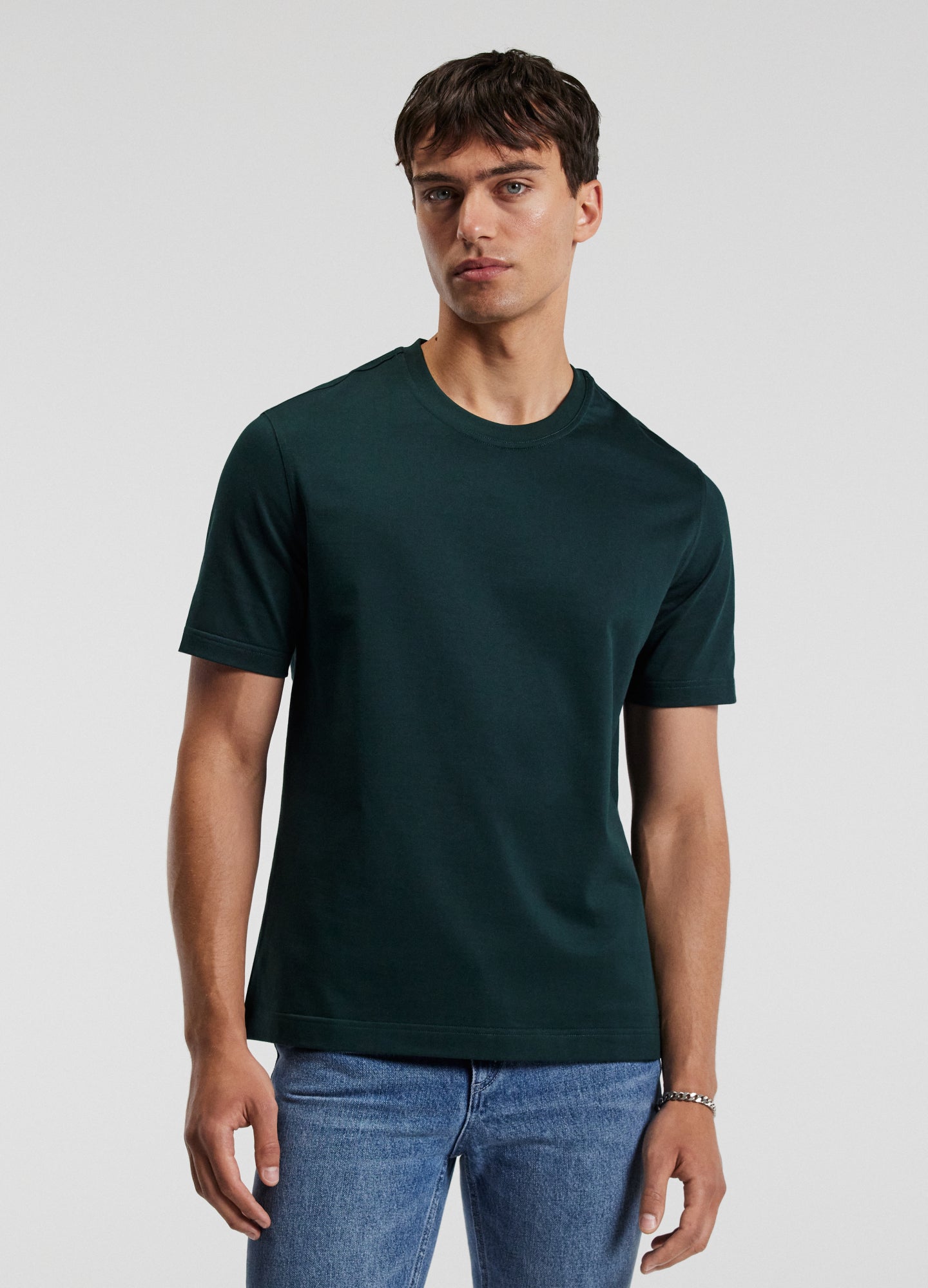 Relaxed Crew T-Shirt Bottle Green