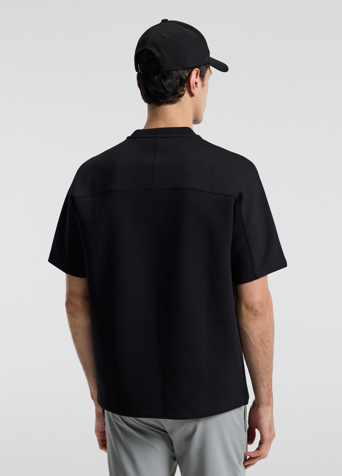 Short Sleeve Logo Sweat Black