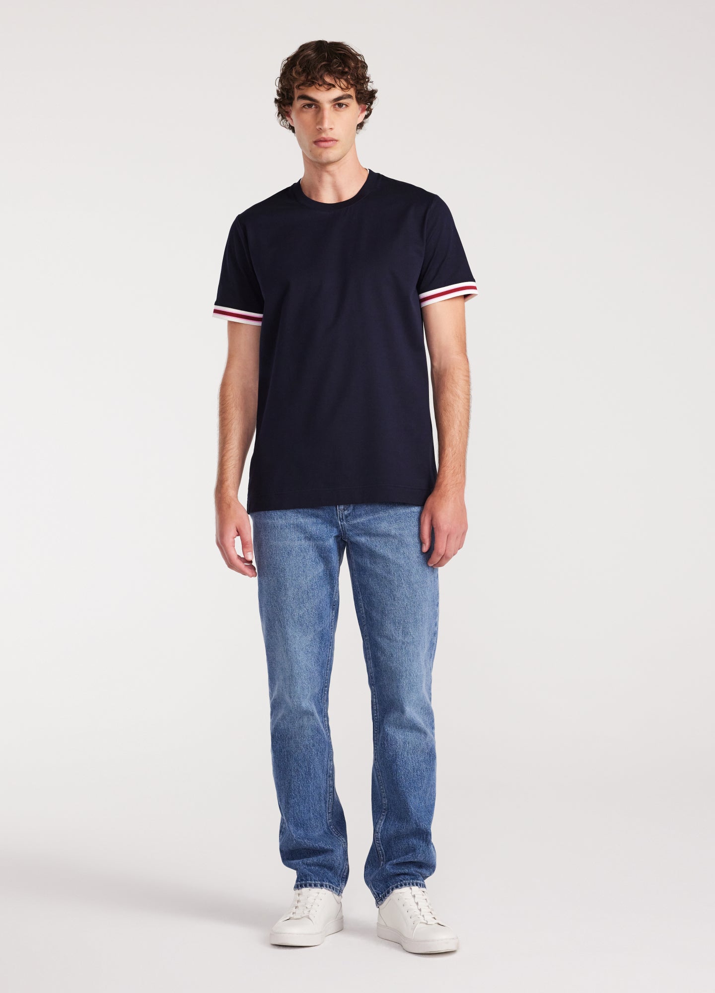 Concealed Trim T-Shirt Navy