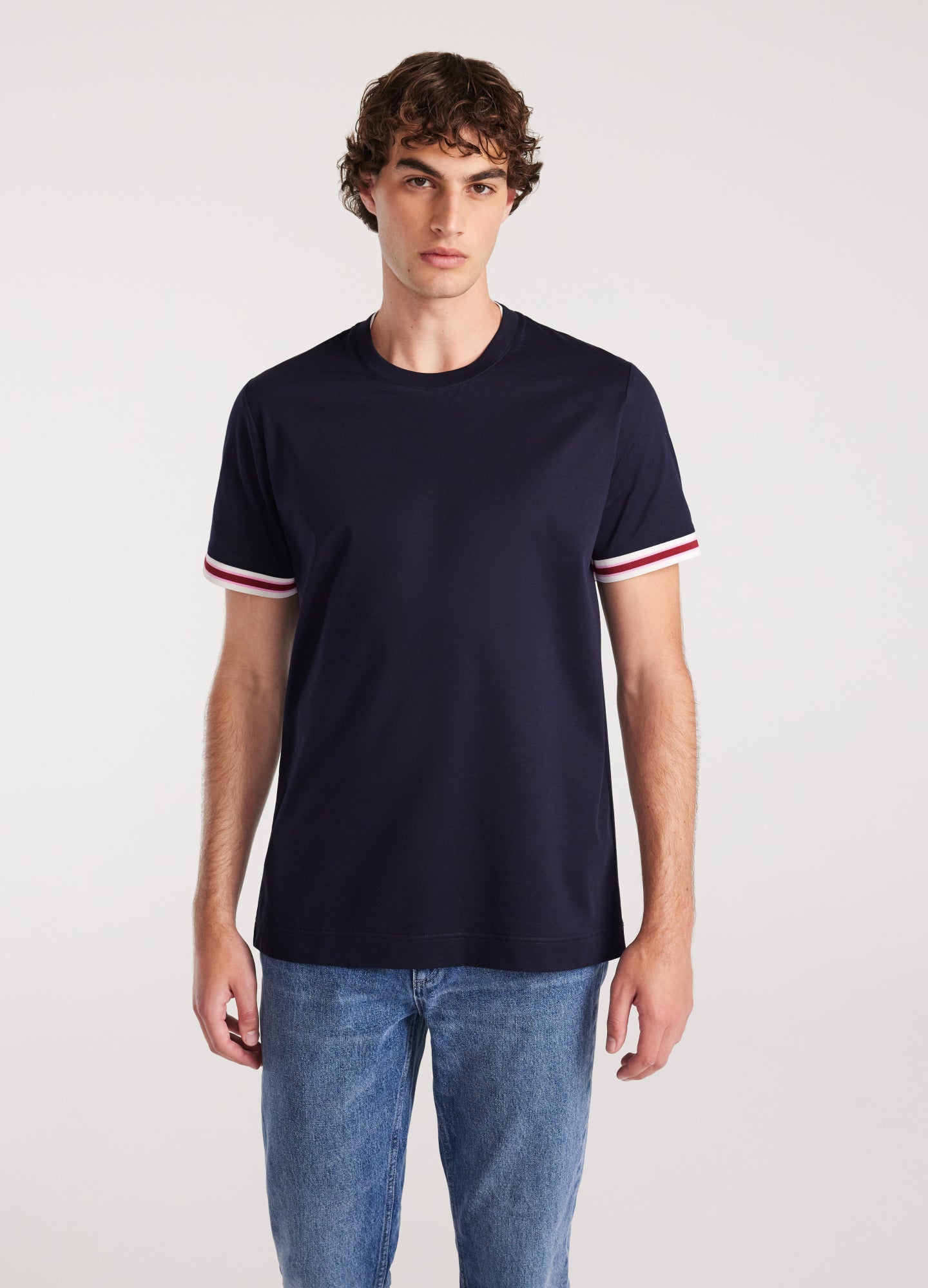 Concealed Trim T-Shirt Navy
