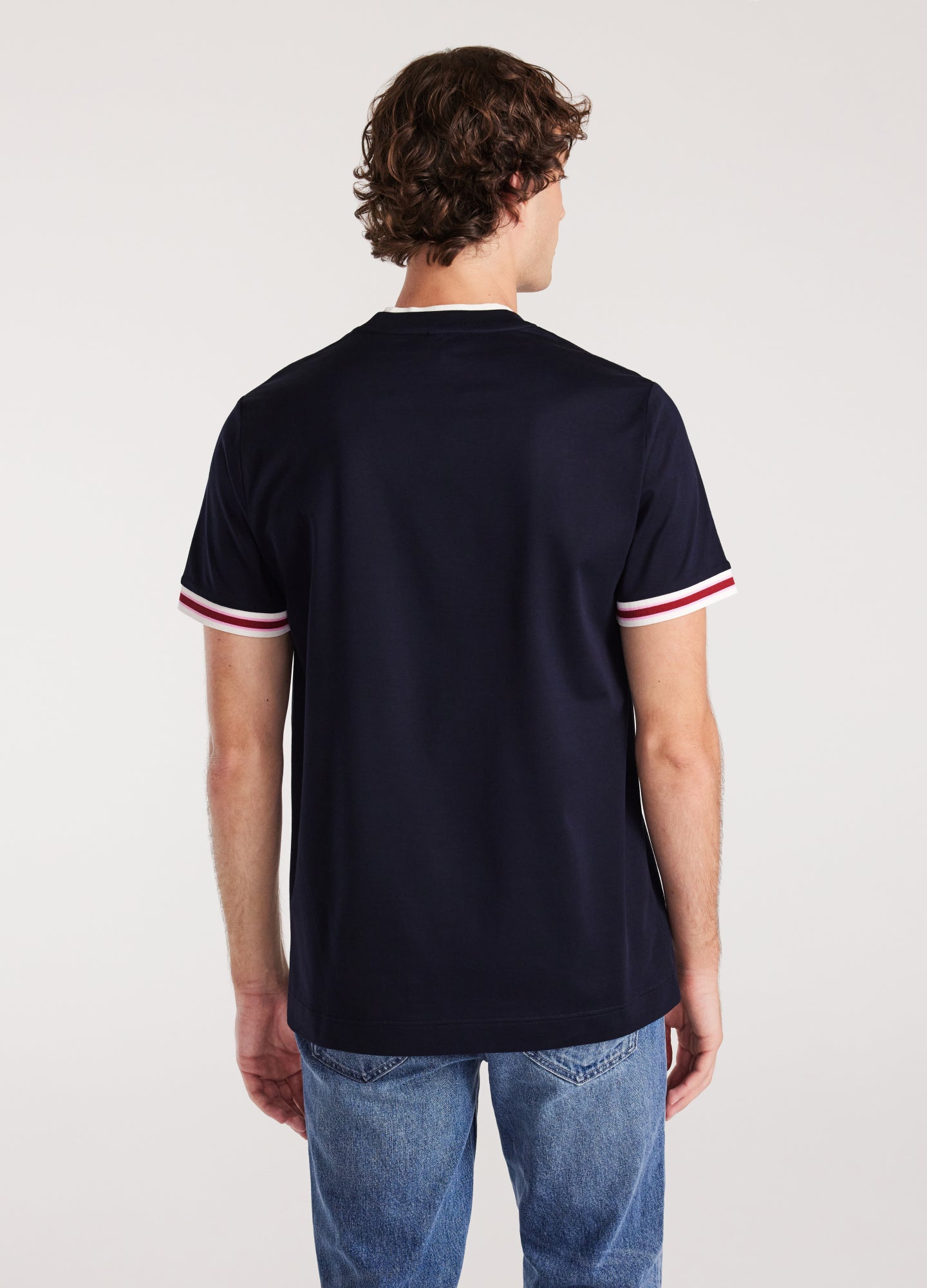 Concealed Trim T-Shirt Navy