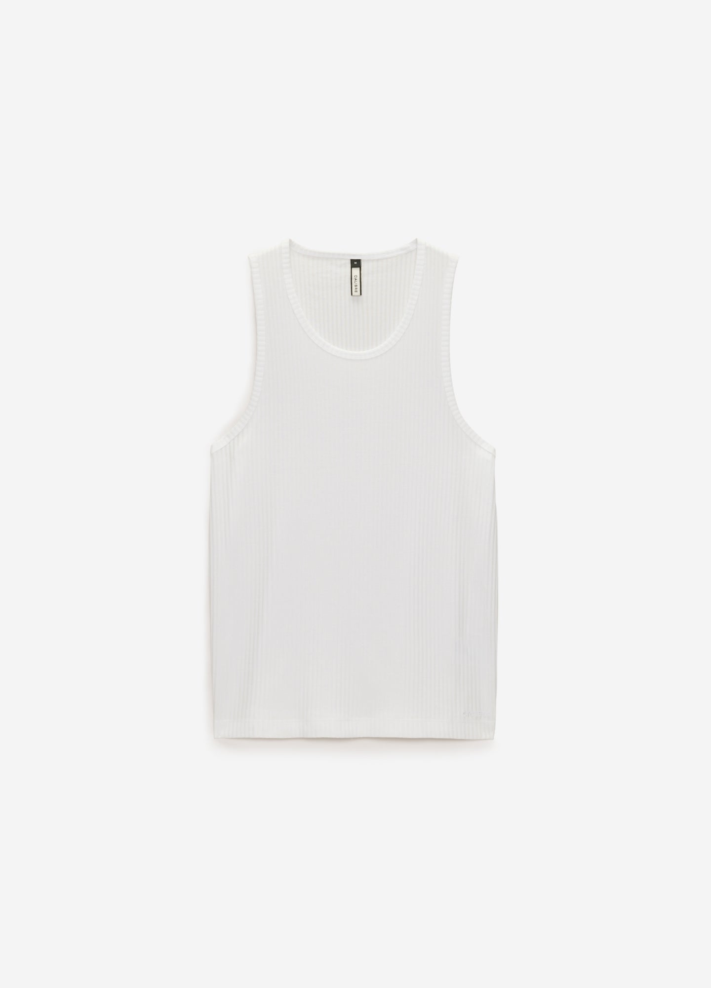 Ribbed Tank White