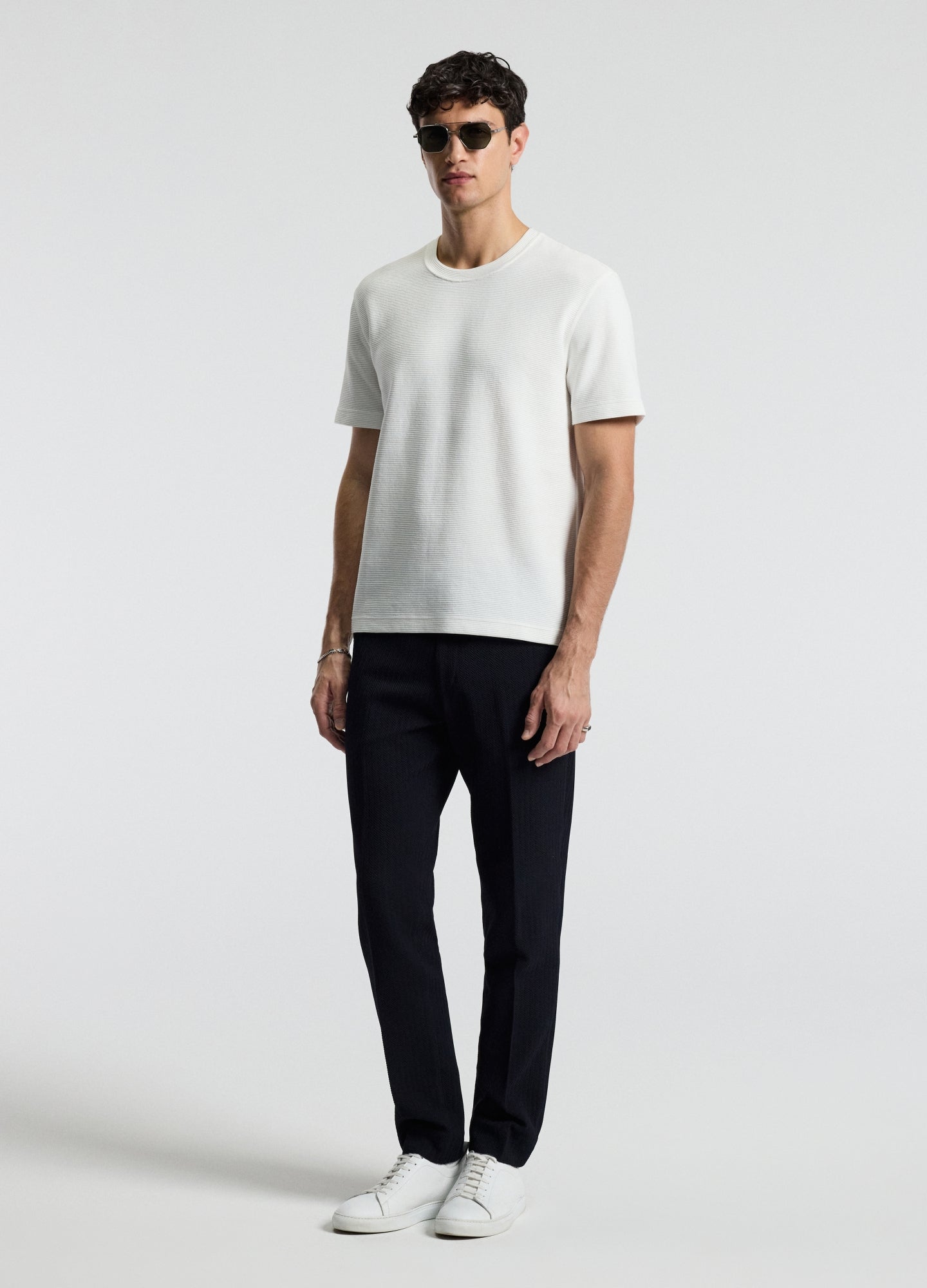 Ottoman Relaxed T-shirt Ivory