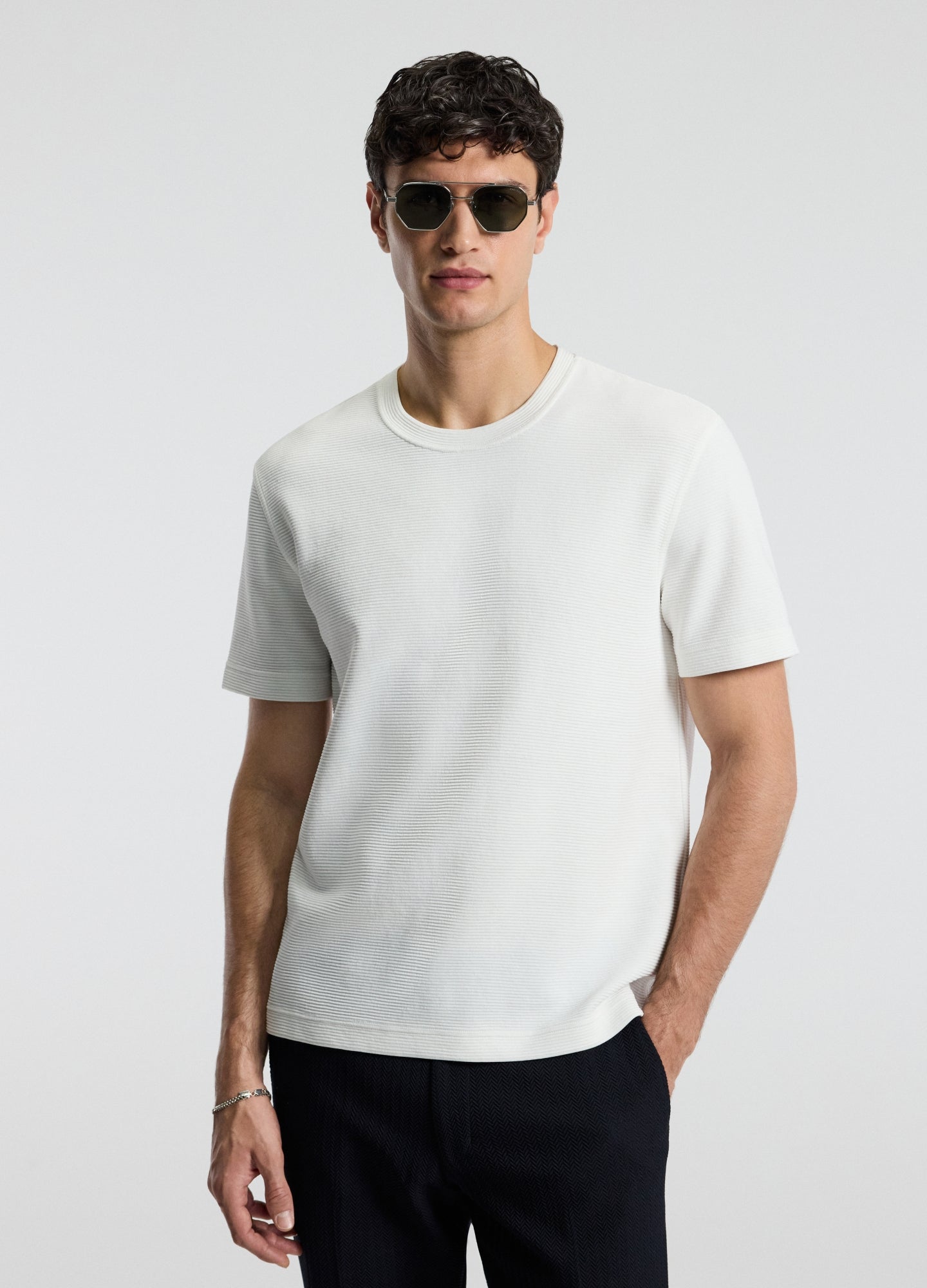 Ottoman Relaxed T-shirt Ivory