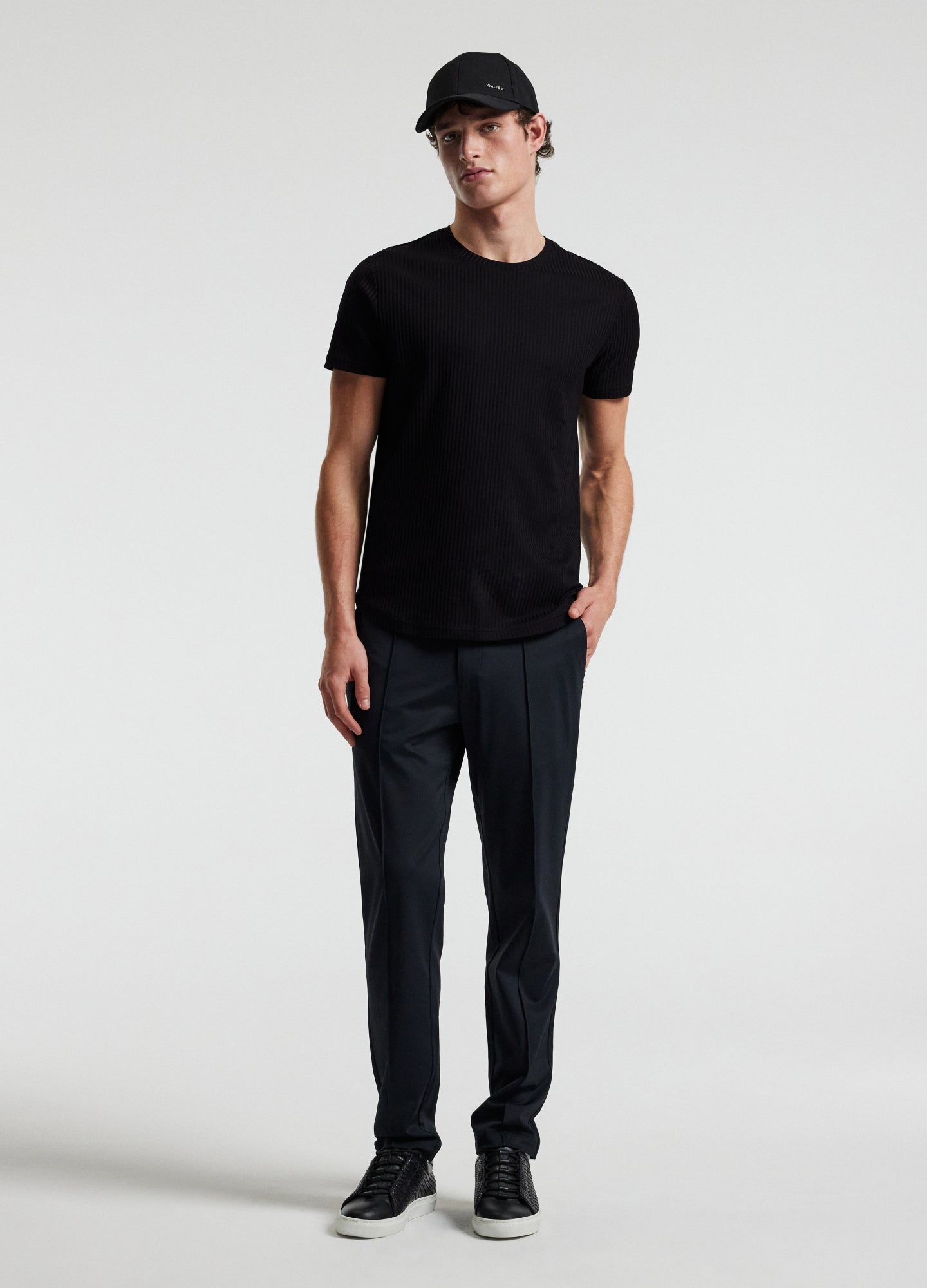 Ribbed T-Shirt Black