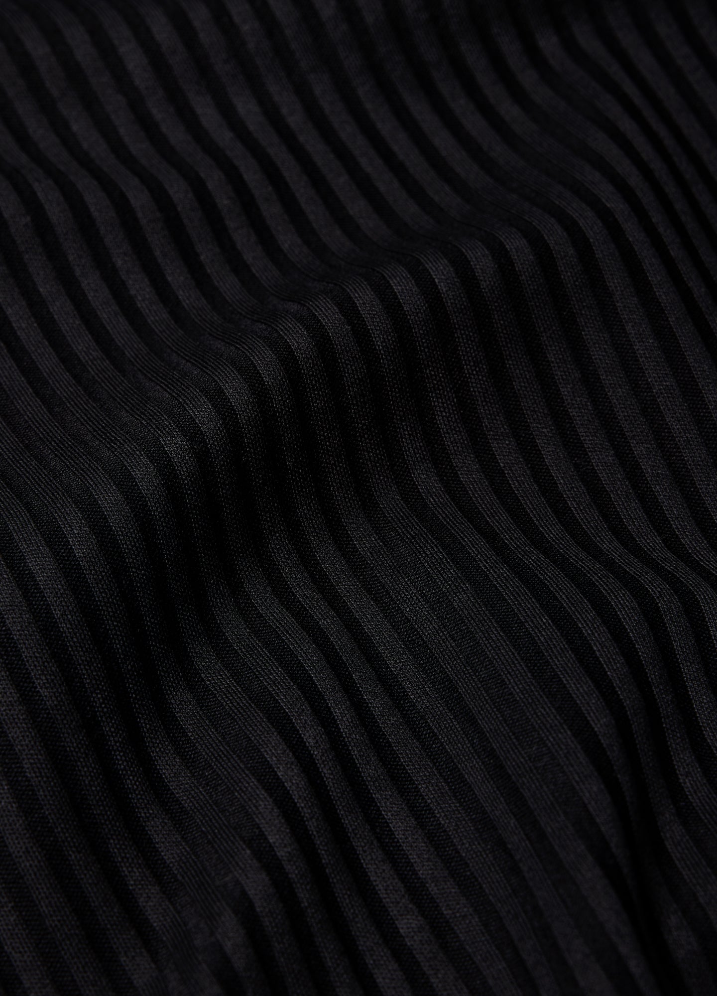 Ribbed T-Shirt Black