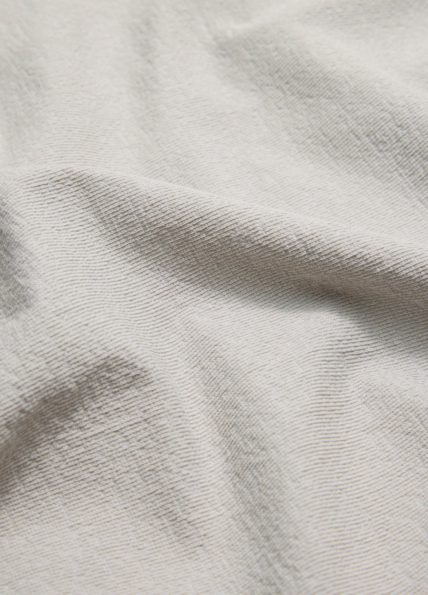 Loose Fit Crepe T-shirt Light Grey