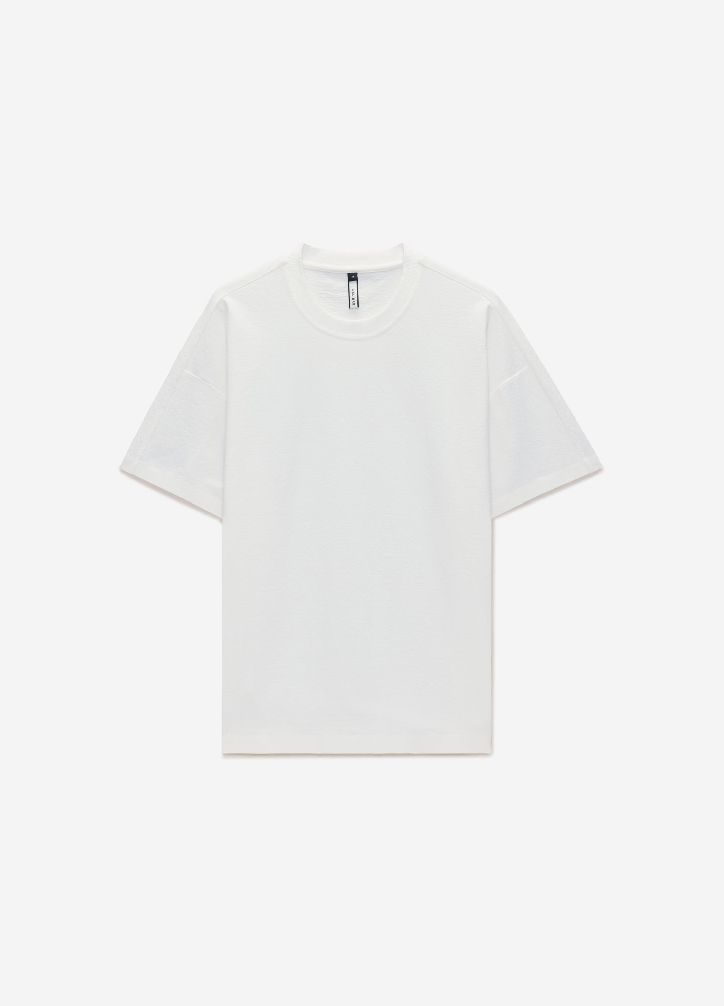 Loose Fit Crepe T-shirt White