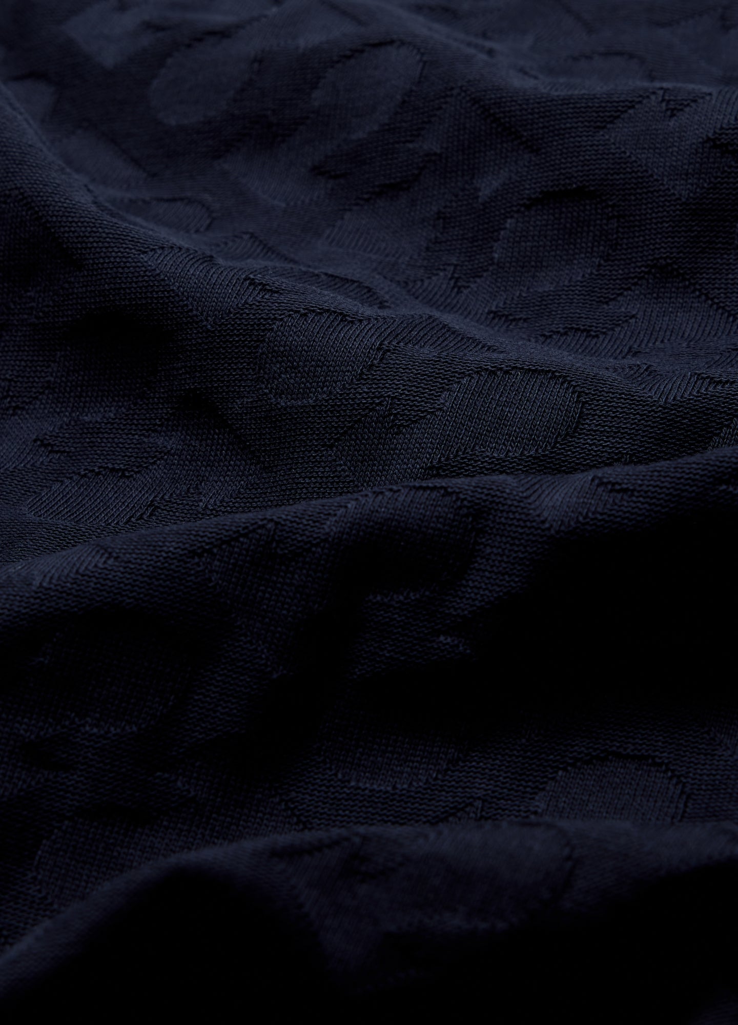 CALIBRE Jacquard T-shirt Navy
