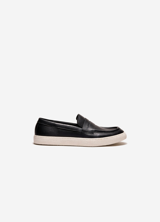 Crepe Sole Slip-On Black