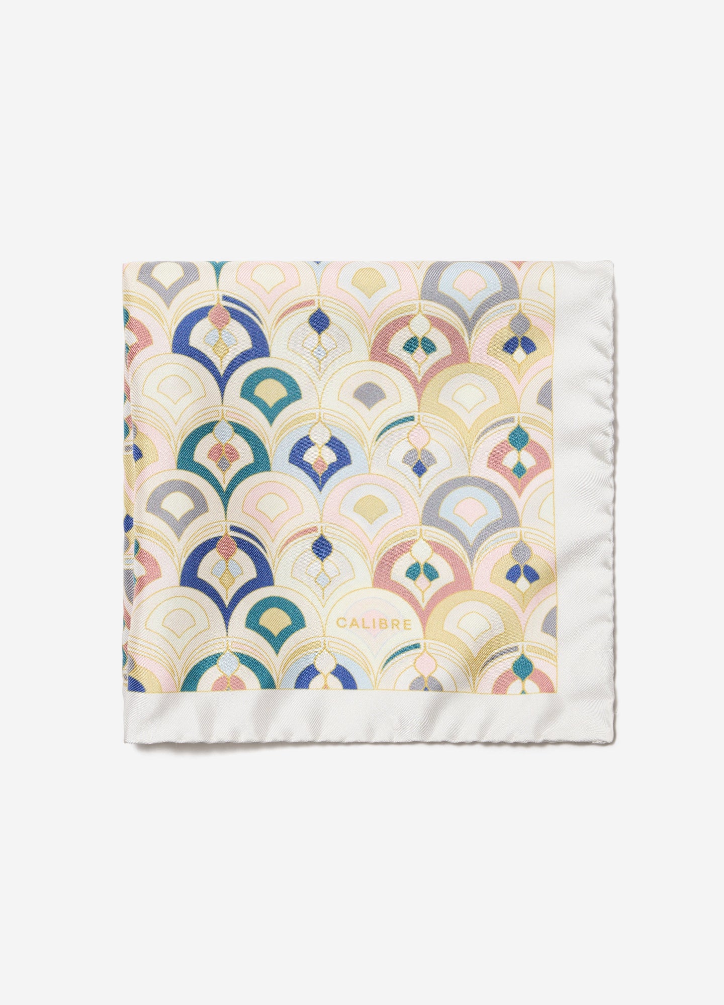 Pastel Parlor Pocket Square Cream Combo