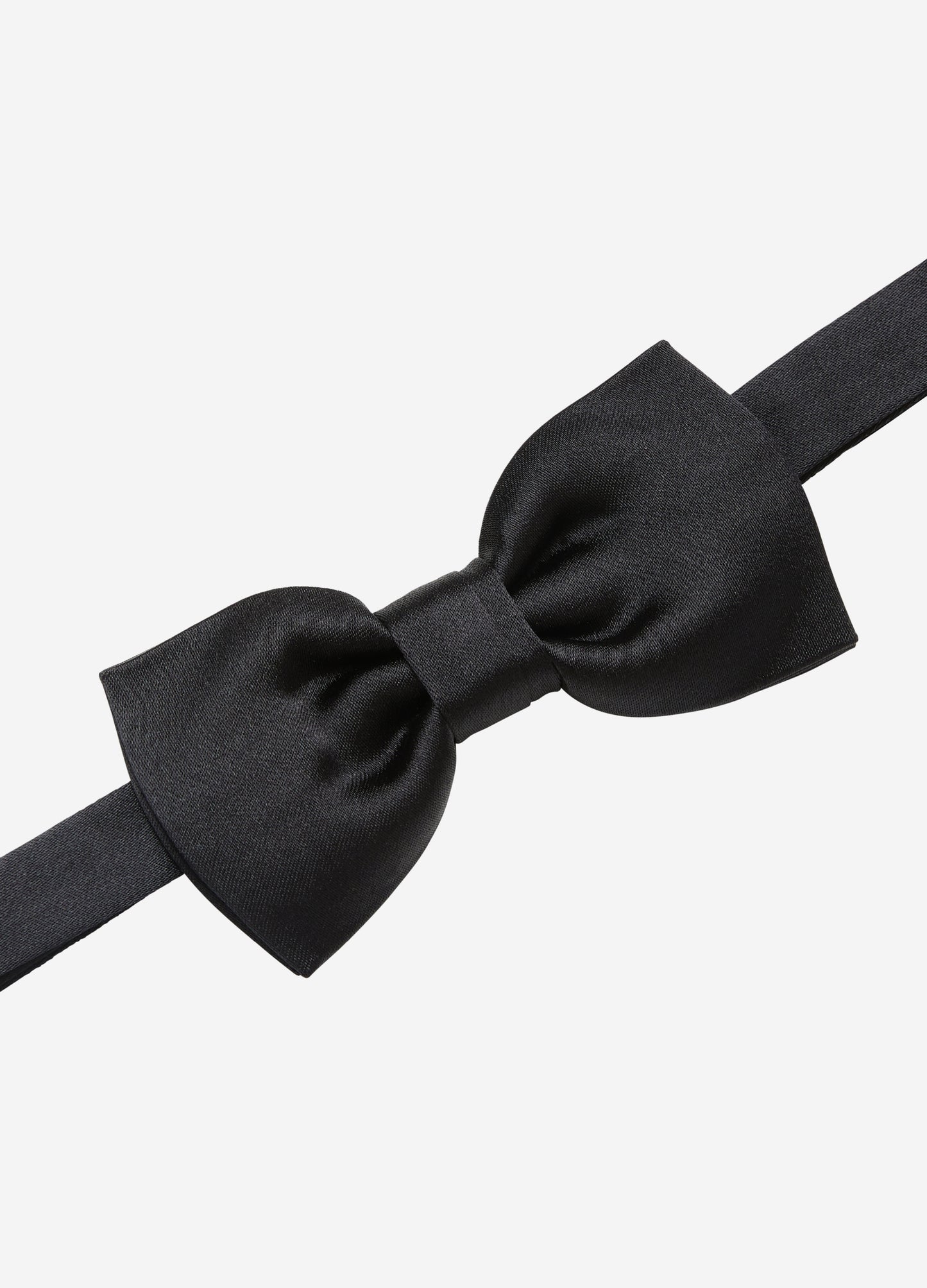 Italian Silk Bow Tie Black