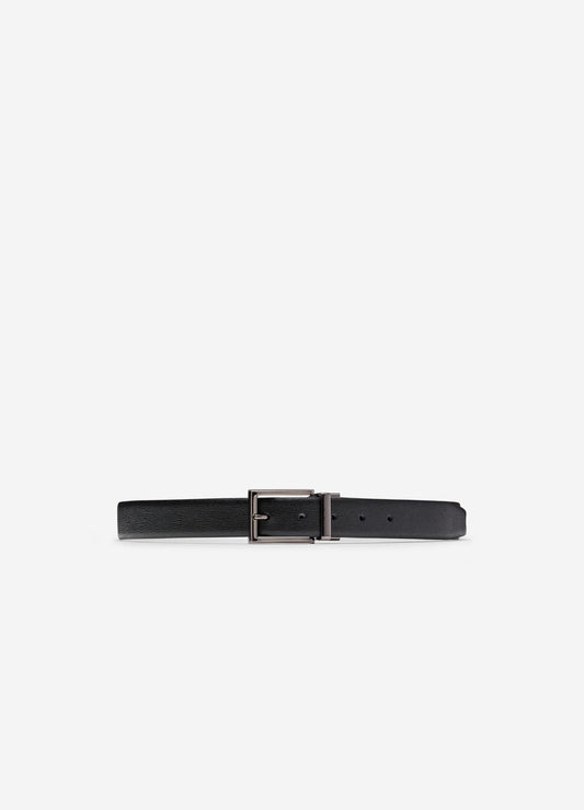 Monti Reversible Leather Belt Black Chocolate Co