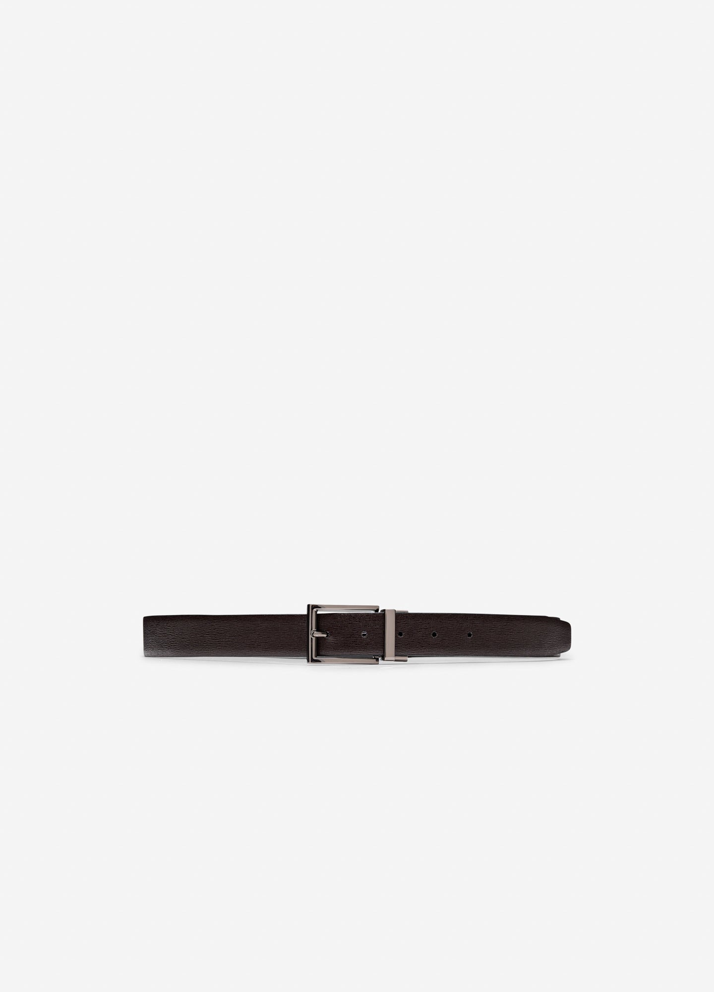 Monti Reversible Leather Belt Black Chocolate Co