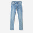 Skinny Fit Bleached Denim Jeans Light Blue