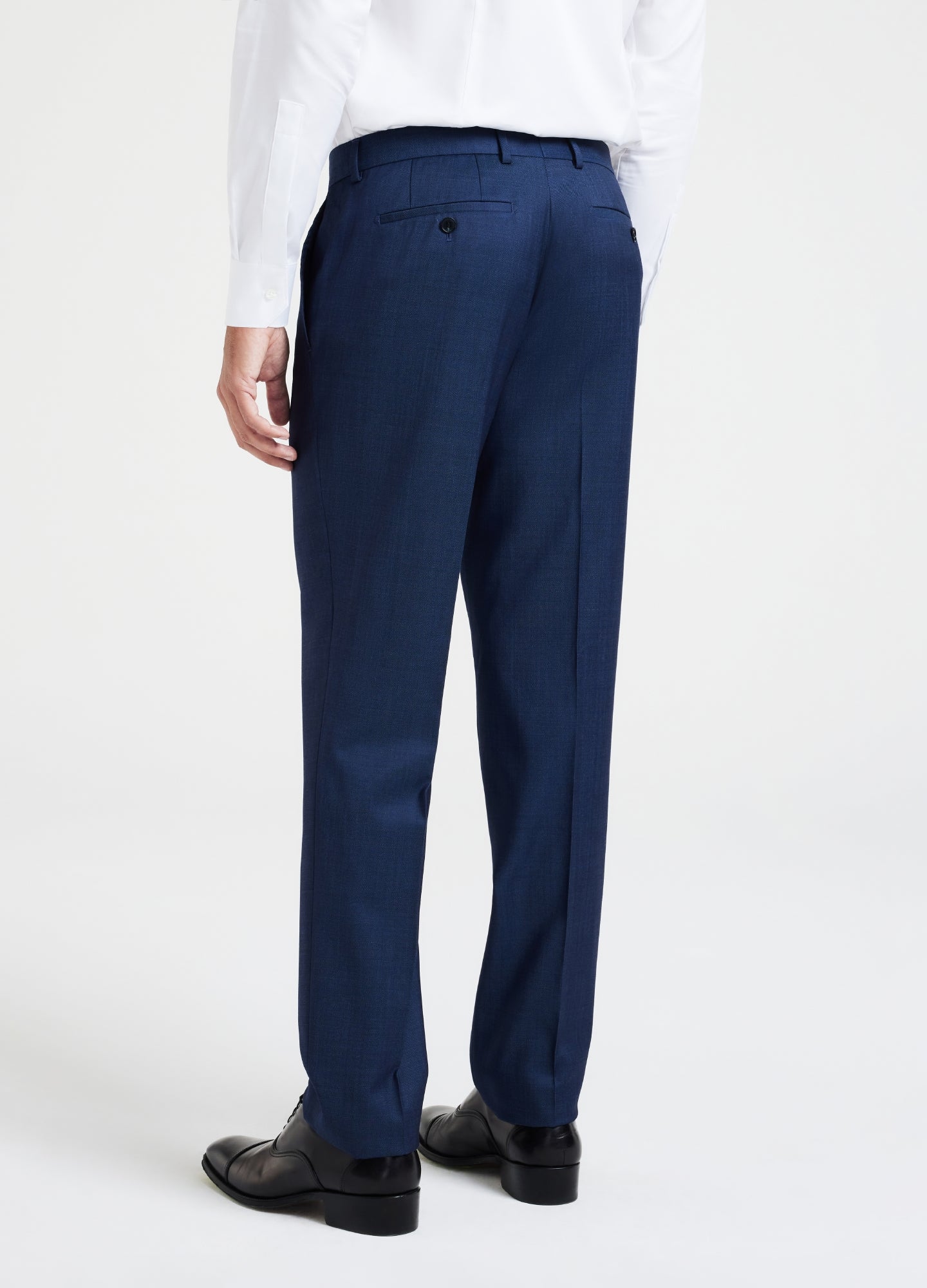 Pinpoint Twill Suit Pant Blue
