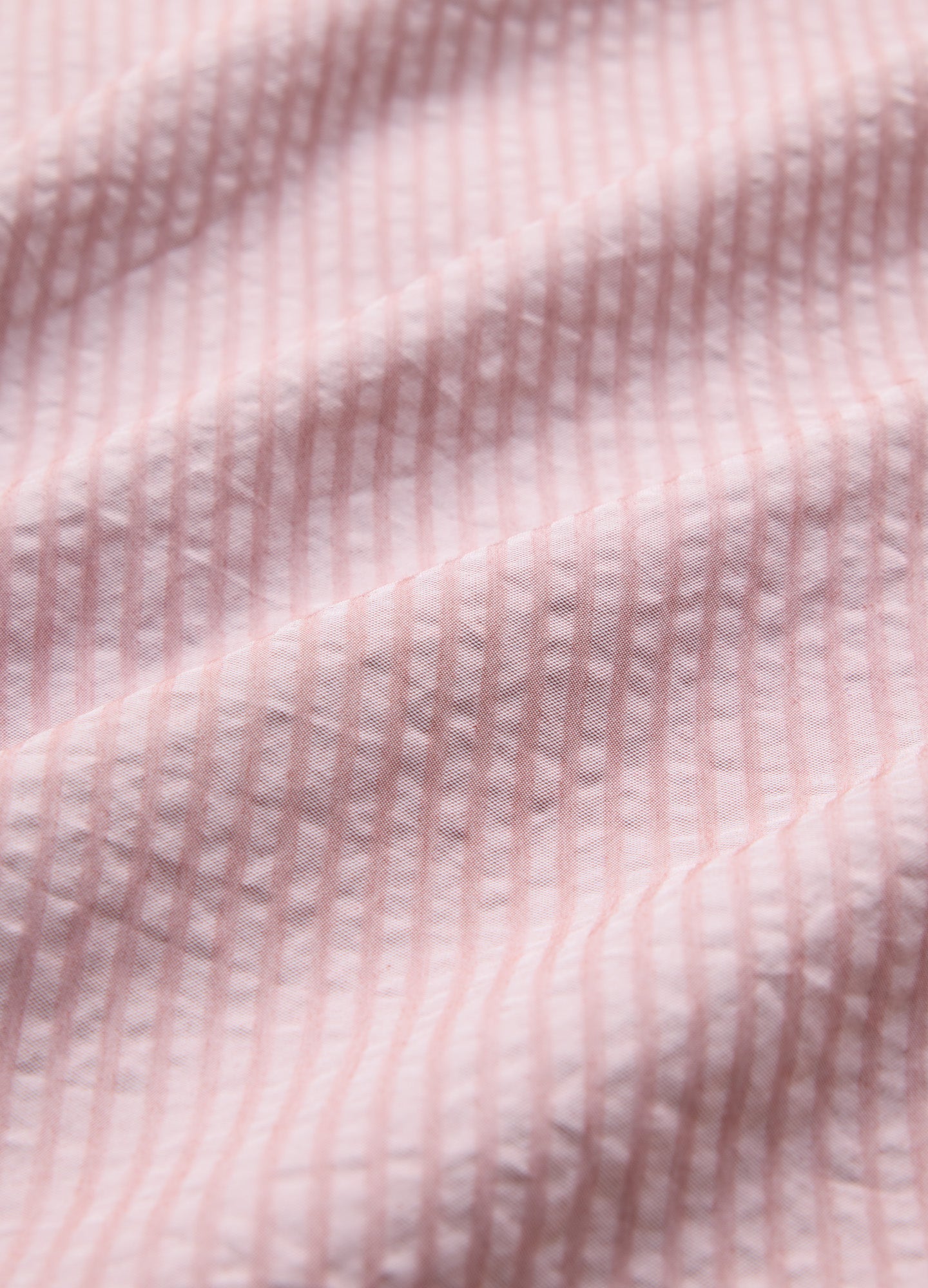 Tech Cotton Seersucker Short Sleeve Shirt Mauve Dusk