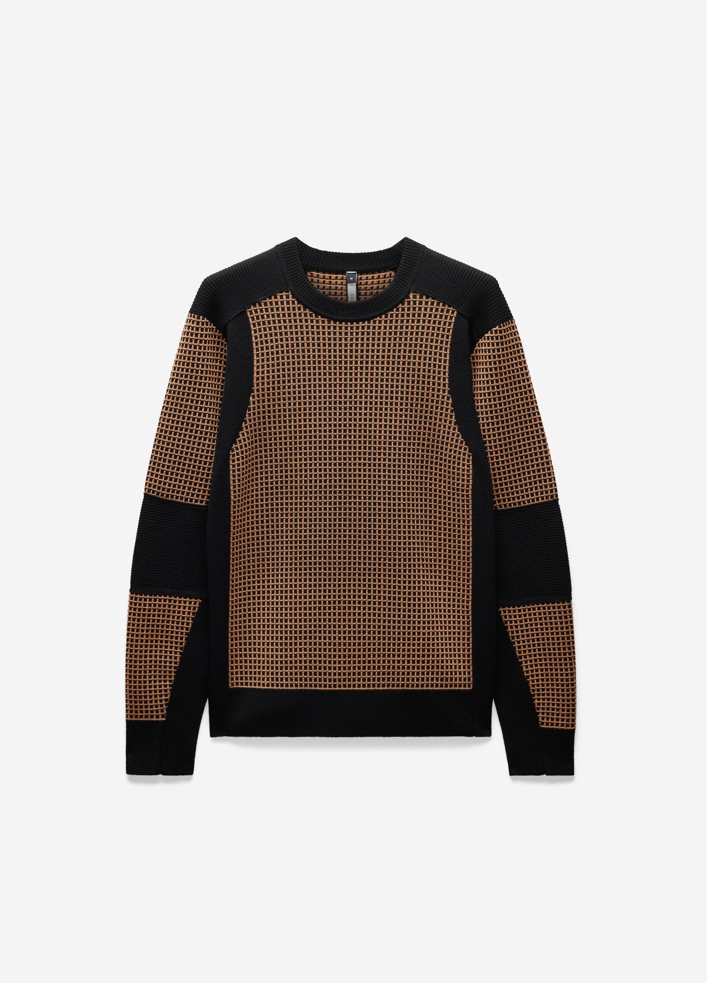 Textured Jacquard Sweater Caramel
