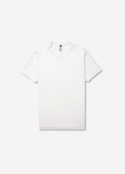 Mercerised Crew Neck T-Shirt White