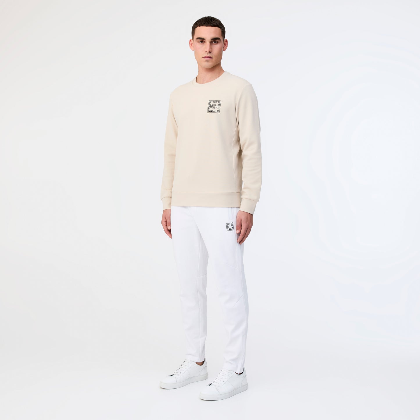 Tech Cotton Sweatshirt Sand