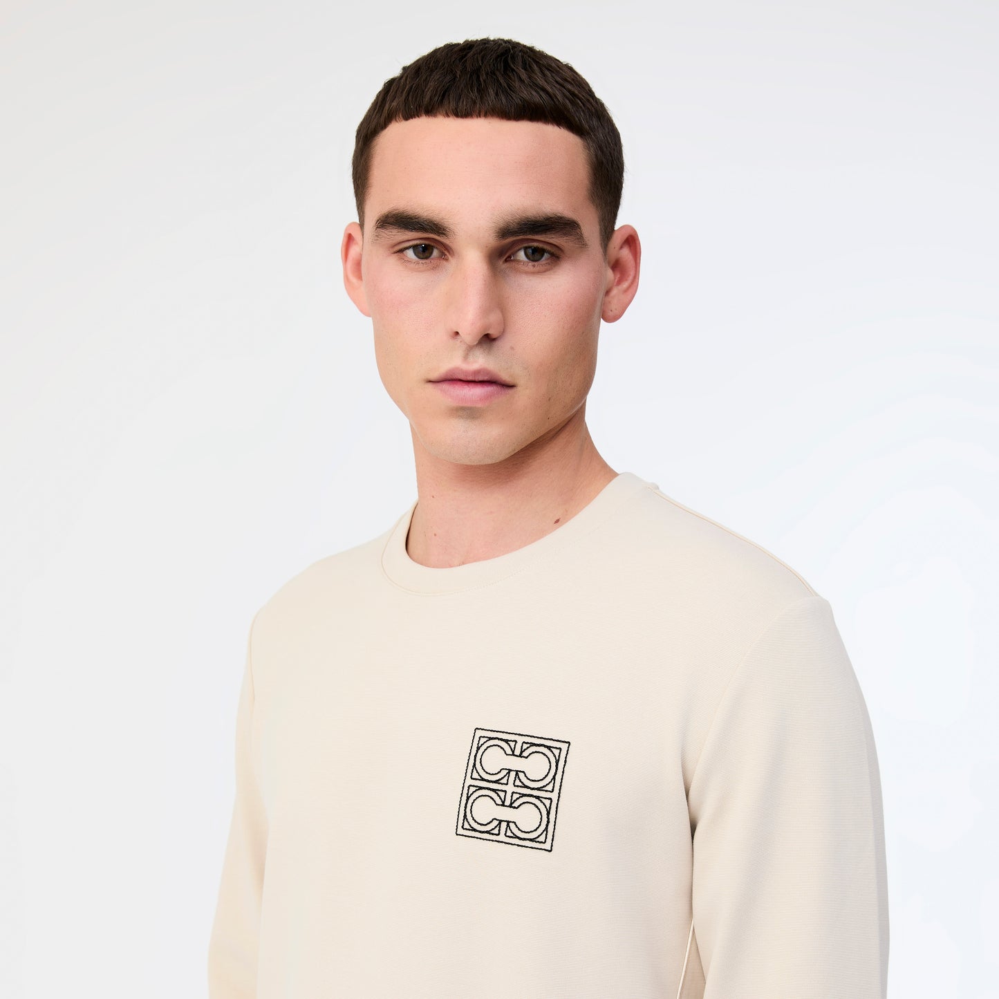 Tech Cotton Sweatshirt Sand