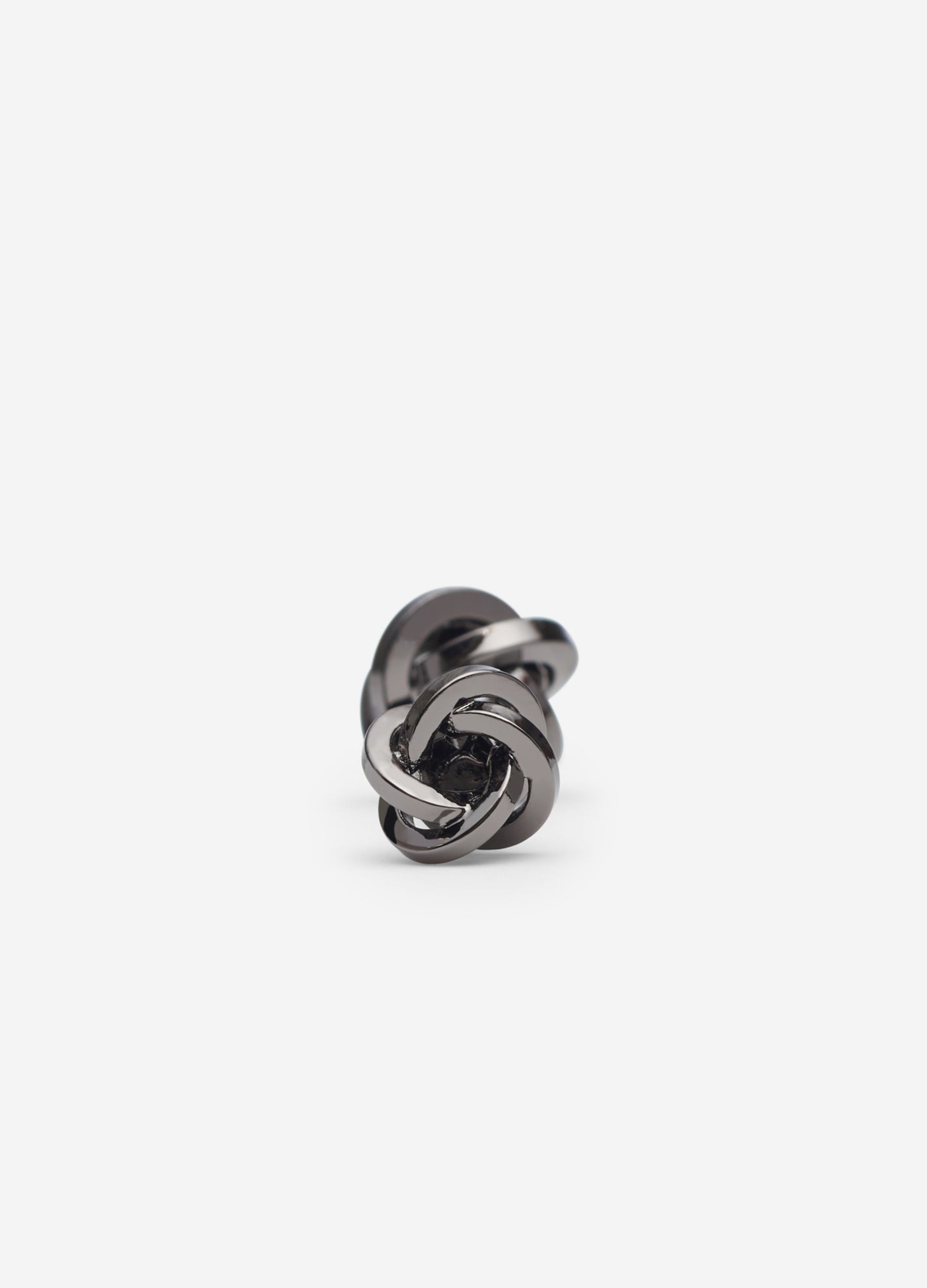 Twisted Knot Cufflinks Gunmetal