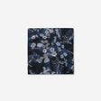 Midnight Bloom Pocket Square Navy Combo